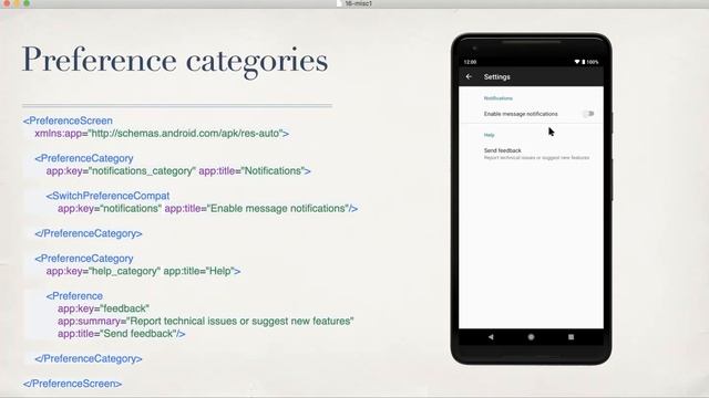 Android | Settings | Preferences смотреть онлайн