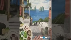 Рисуем гуашью пейзаж южного города(2019)