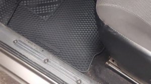 LADA GRANTA FL Резиновые коврики AVTODRIVER с сотами в салон машины как EVA коврики