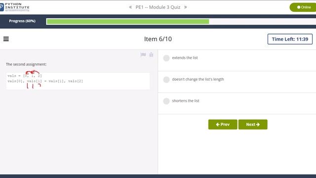 Python Essentials 1 Module 3 Quiz with explanation