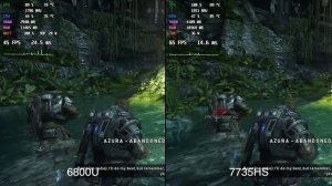 AMD Ryzen 7 6800U vs 7735HS - Gears 5