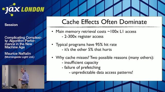 JAX London 2017 Session: Maurice Naftalin - Complicating Complexity: Algorithm Performance смотреть онлайн
