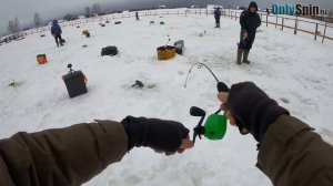 Ловля ФОРЕЛИ СО ЛЬДА. Блесны и резина. Рыбалка с #OnlySpin