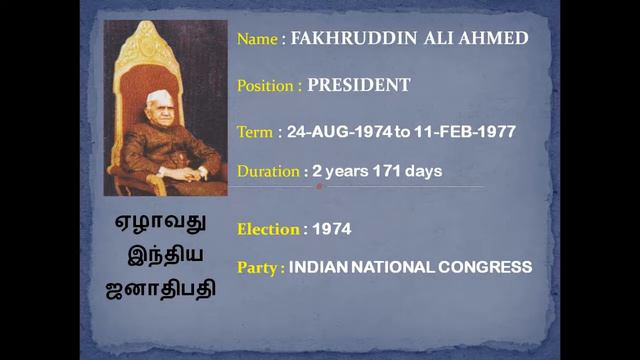 LIST OF PRESIDENTS OF INDIA FROM 1950 TO 2022 IN TAMIL/TNPSC GK STUDY MATERIAL/INDIAN POLITY