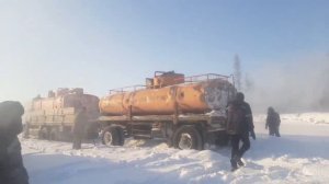 Якутия зимник Сентечан