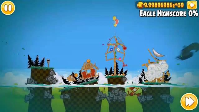 Angry Birds Seasons The Pig Days All levels (Mighty Eagle) Any% смотреть онлайн