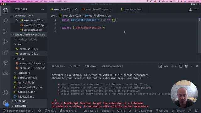 JavaScript Coding Exercises - Live 14/06/22