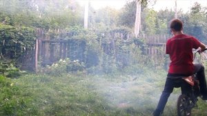 Самодельный мопед из бензопилы УРАЛ , Стант .