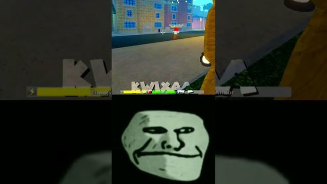 2000 IQ MOMENT!! - HIDING IN GRASS ?? (Troll Face Meme) #shorts #roblox #trollface