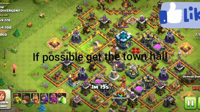 #clash of clans.. # How to use sneaky goblins. #sneaky goblins... смотреть онлайн