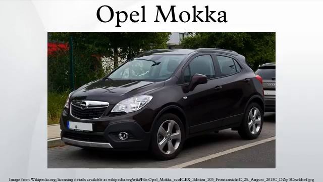 Opel Mokka смотреть онлайн