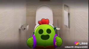 Спайк учит какать в туалете