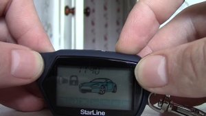 Брелок Starline старлайн. Функции брелка. Отключение сирены.Брелок Starline старлайн. Функции брелка