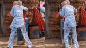 Тяжёлое похмелье? Волочкова устроила ритуальные «пляски» вокруг печи