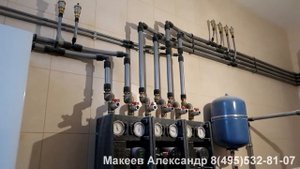 Отопление частного дома 240 кв. м. и бани 100 кв. м. от одного котла.