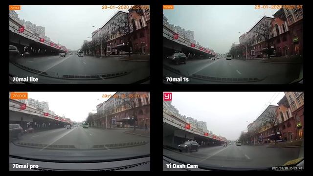 ? Выбираем лучший видеорегистратор Ӏ 70mai Pro vs 70mai 1S vs 70mai Lite vs YI Dash Cam Ӏ СРАВНЕНИЕ