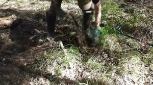 Тяжёлый металлокоп. Продолжение. Ржавый клад на старой делянке.