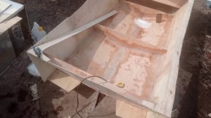 Начало самодельная лодка. 1 часть