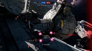 Destroying the Droid Command Ship - Star Wars Battlefront 2 Starfighter Assault