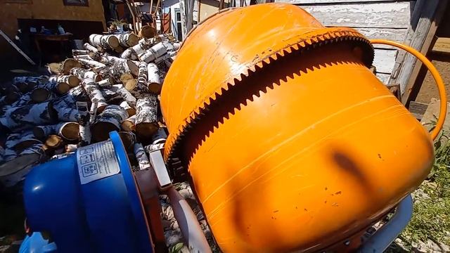 Denzel B-200 отзыв на бетономешалку (бетоносмеситель), после четырёх КамАЗов. смотреть онлайн