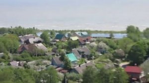 Куршская коса Морское Виды на посёлок и залив