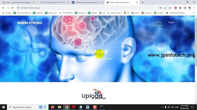 A Machine Learning Model to Predict a Diagnosis of Brain Stroke | Python IEEE Final Year Project