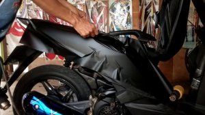 STICKER HITAM DOFF BODI BELAKANG HONDA BEAT ‼️ORACAL