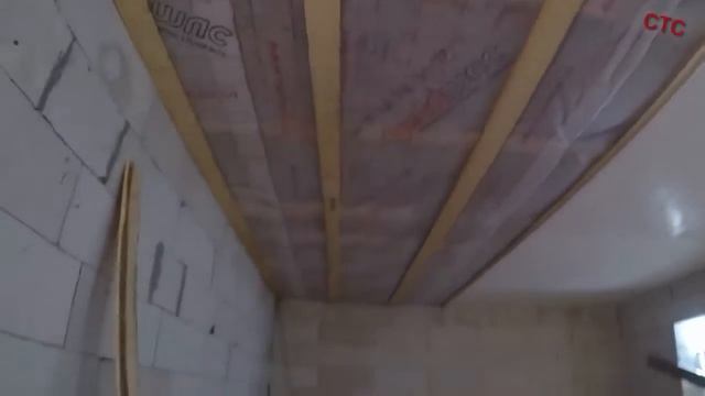 Каркас деревянный / Подшив потолка СМЛ листами. (июнь 2018) смотреть онлайн