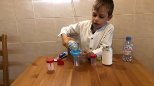 Опыты с зубной пастой