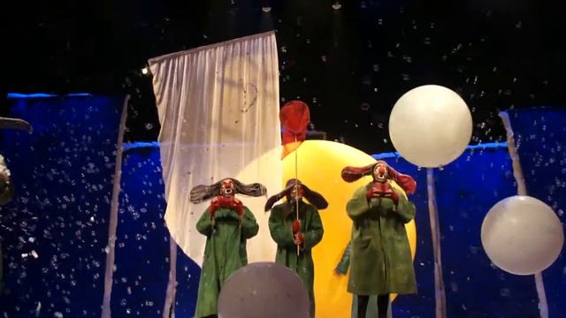 Снежное шоу Славы Полунина в Риме 27 февраля 2015 смотреть онлайн