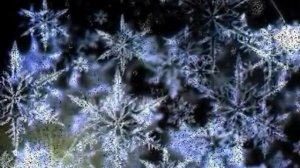 Снежинки за окном