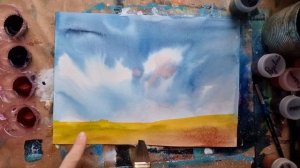 Как рисовать акварельно? И не только акварелью✌