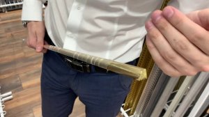 ЛАТУННАЯ ВНУТРЕННЯЯ ГАЛТЕЛЬ 10Х10 ПОЛИРОВАНАЯ PGAOL 10