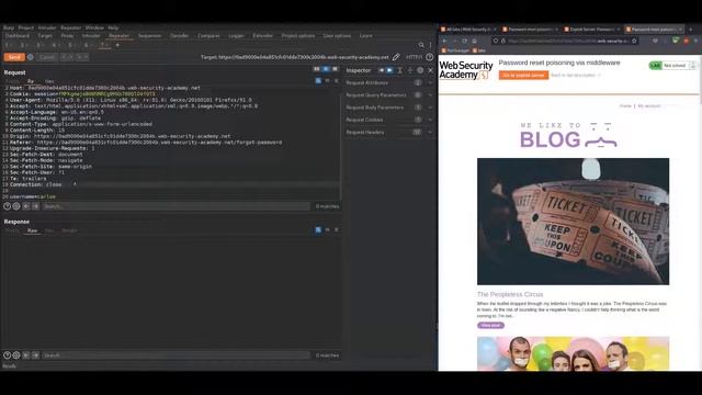 11. Password reset poisoning via middleware смотреть онлайн