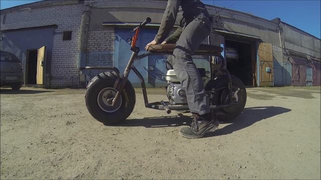Самодельный мопед сборка и тест смотреть онлайн