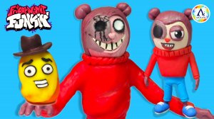МАКС против НАГГЕТСА TWIDDLEFINGER - из игры Friday Night Funkin / FNF Лепим фигурки из пластилина