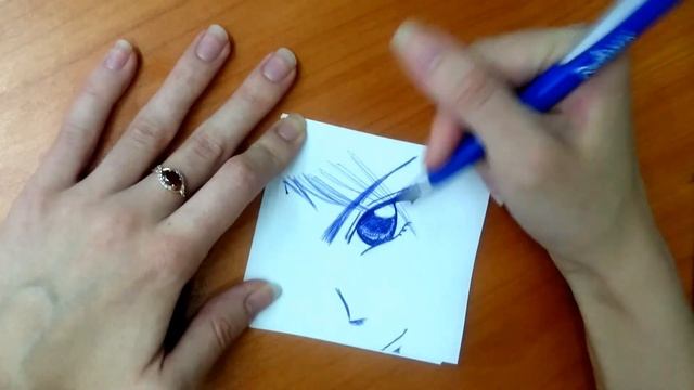 Рисование онлайн. Аниме лицо крупным планом. MOV 0020 смотреть онлайн