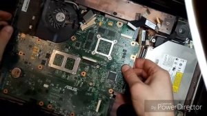 Разборка ASUS  N53T,чистка  и замена термоинтерфейса.