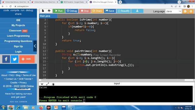 Prime Pairs with in Number | Java смотреть онлайн