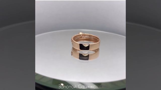 Золотое женское кольцо 1104264101 смотреть онлайн