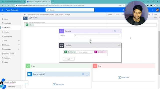 Power Automate Tutorial: Creating Reminder Emails from an Excel Table [Hindi]