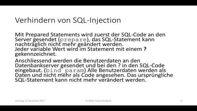 Modul 151, Woche 03, Datenbankanbindung смотреть онлайн