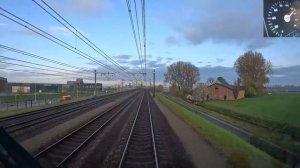 Train Cab Ride NL / Rerouted  / Watergraafsmeer - Amsterdam Zuid - Rotterdam / TRAXX / April 2023