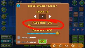 Как сделать невидимые объекты geometry dash!