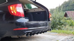 Skoda Superb 3.6V6 4X4 BRUTAL Exhaust sound.
