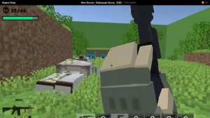 Браузерная игра Mine Shooter  Майнкрафт Шутер