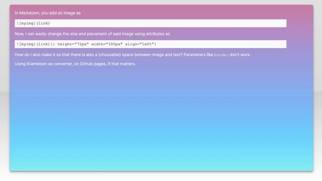 Adding space between text and image in Markdown смотреть онлайн