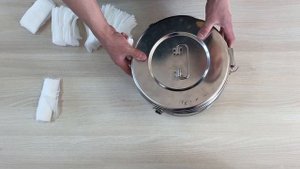 Укладка бикса для стерилизации - Preparation of bix for steam sterilization