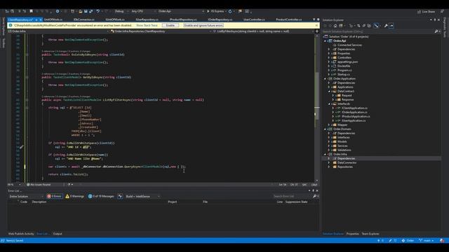12-API C .NET Core Avançado - Implementando o micro ORM Dapper.