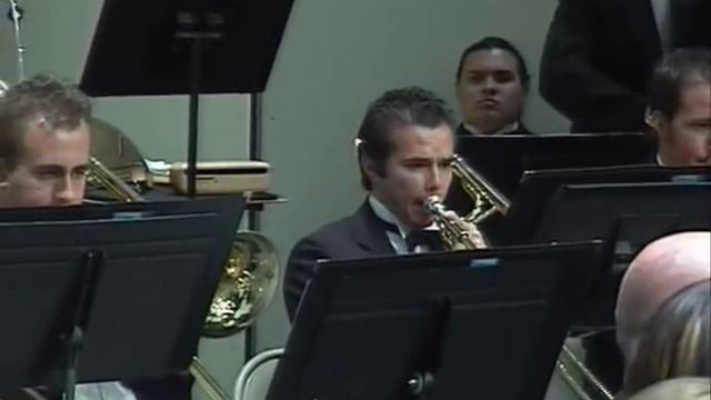 RCC Wind Ensemble John Mackey Saxophone concerto with Harvey Pittel смотреть онлайн